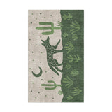 Desert Coyote Forest & Moss Green in 1.5' x 2.5' Size