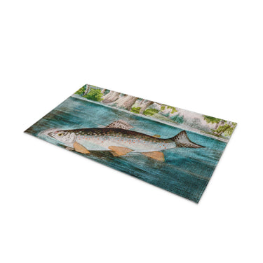 Hooked Fish in 21" x 34" Size