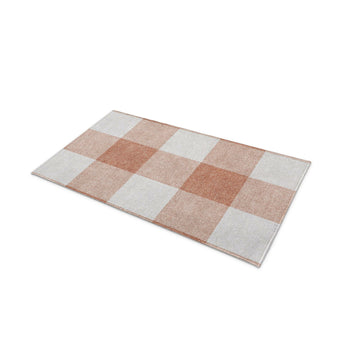 Buffalo Plaid Light Terracotta in 21" x 34" Size