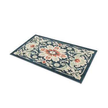 Eugina Seafoam & Navy in 21" x 34" Size