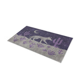 Desert Coyote Eggplant & Dusty Purple in 21" x 34" Size