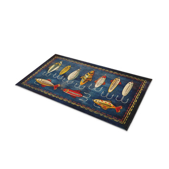 Fishing Lures in 21" x 34" Size