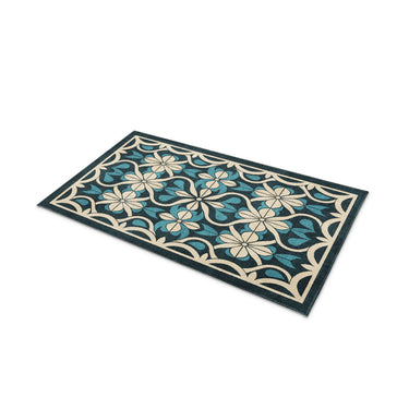 Mattheo Blue & Ivory in 21" x 34" Size