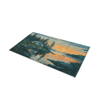 Adirondack Laskeside Cabin in 21" x 34" Size