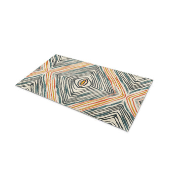 Boden Orange & Blue in 21" x 34" Size