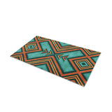 Pancho Turquoise & Vermillion in 21" x 34" Size