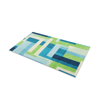 Henry Blue & Green in 21" x 34" Size