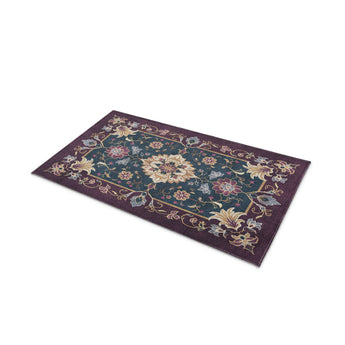 Miriam Navy & Purple in 21" x 34" Size