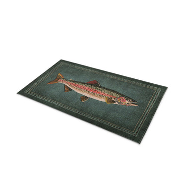 Rainbow Trout in 21" x 34" Size