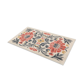 Corriana Navy & Red in 21" x 34" Size