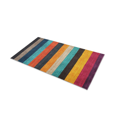 Brush Stripes Multicolor in 21" x 34" Size