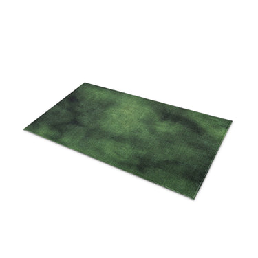 Andromeda Watercolor Navy & Kelly Green in 21" x 34" Size