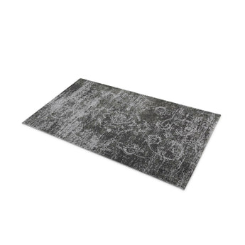 Bennett Charcoal Grey in 21" x 34" Size