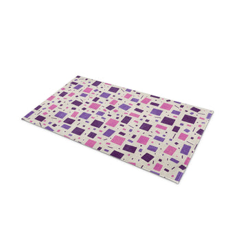 Geometric Confetti Purple & Pink in 21" x 34" Size