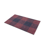 Buffalo Plaid Maroon & Navy in 21" x 34" Size