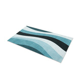 Sinuous Teal Monochrome in 21" x 34" Size