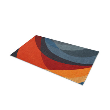 Kelvin Blue & Orange in 21" x 34" Size