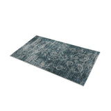 Bennett Teal & Grey in 21" x 34" Size