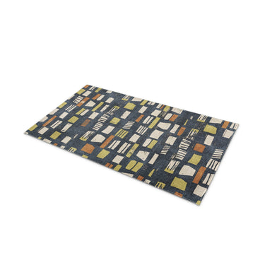 Milo Navy Earthtone in 21" x 34" Size