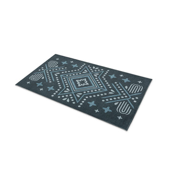 Durand Navy Blue in 21" x 34" Size