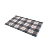 Wallace Plaid Navy & Red in 21" x 34" Size