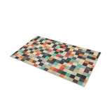 Pixel Mosaic Multicolor Earthtone in 21" x 34" Size