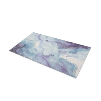 Zephyr Watercolor Blue & Purple in 21" x 34" Size