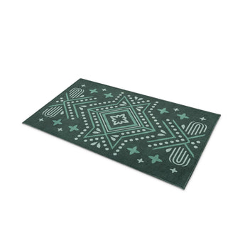 Durand Deep Turquoise in 21" x 34" Size