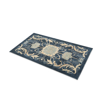 Belinda Navy & Ivory in 21" x 34" Size