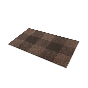 Buffalo Plaid Hickory Brown in 21" x 34" Size
