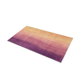 Imogen Watercolor Orange & Purple Ombre in 21" x 34" Size