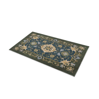 Miriam Navy & Green in 21" x 34" Size