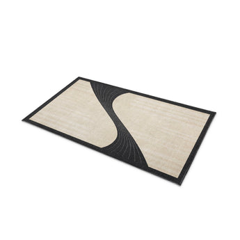 Esteban Ivory & Black in 21" x 34" Size