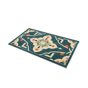 Merrin Blue & Ivory in 21" x 34" Size