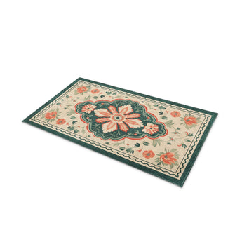 Meave Sage Green & Rose in 21" x 34" Size