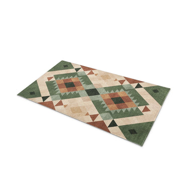 Spokane Sage Green & Taupe in 21" x 34" Size