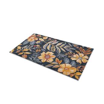 Claudine Blue & Yellow in 21" x 34" Size