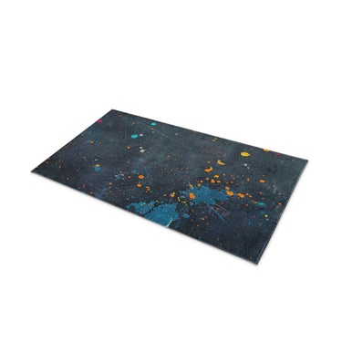 Jacob Navy & Orange in 21" x 34" Size