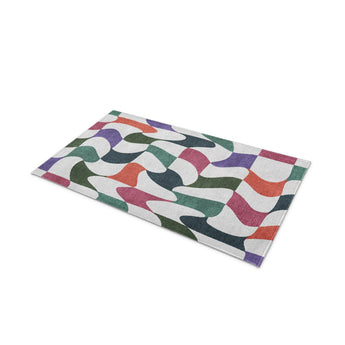 Twyla Checkered Multicolor in 21" x 34" Size