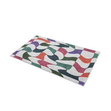 Twyla Checkered Multicolor in 21" x 34" Size