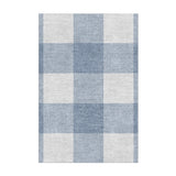 Buffalo Plaid Steel Blue in 2' x 3' Size