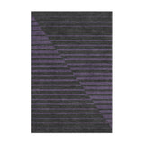 Euclid Black & Purple in 2' x 3' Size