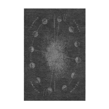 Equinox Black & Charcoal in 2' x 3' Size