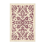 Floranna Ivory & Wine in 2' x 3' Size