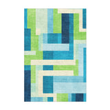 Henry Blue & Green in 3x2ft Size