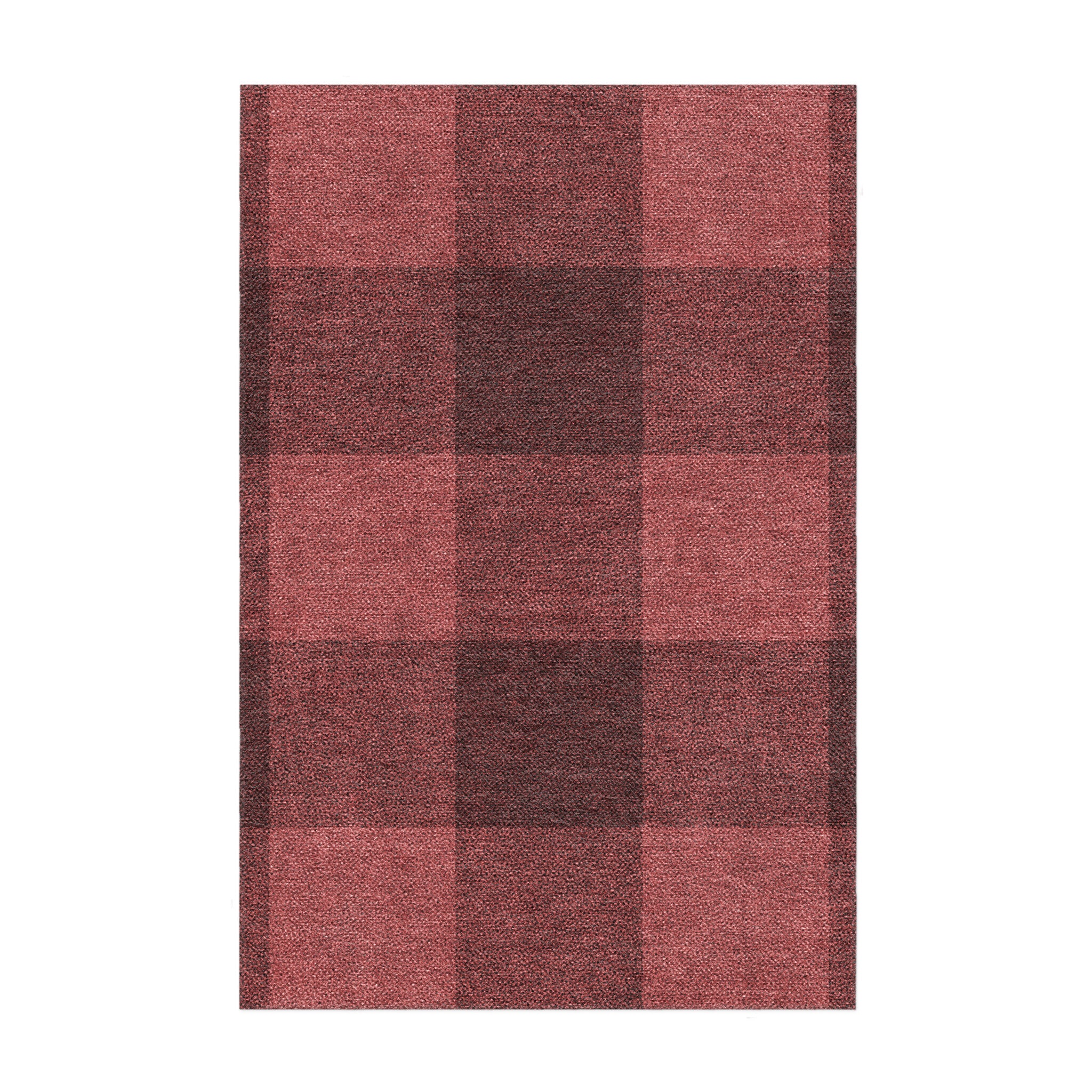 Deep Red Area Rug Buffalo Plaid Deep Red Area Rug – Undrfoot Rugs