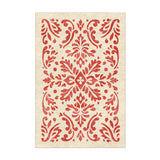 Floranna Ivory & Red in 2' x 3' Size