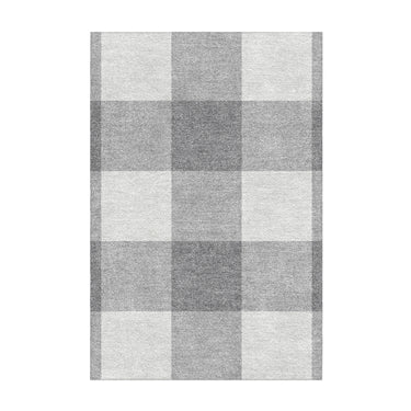 Buffalo Plaid Light Grey in 2' x 3' Size