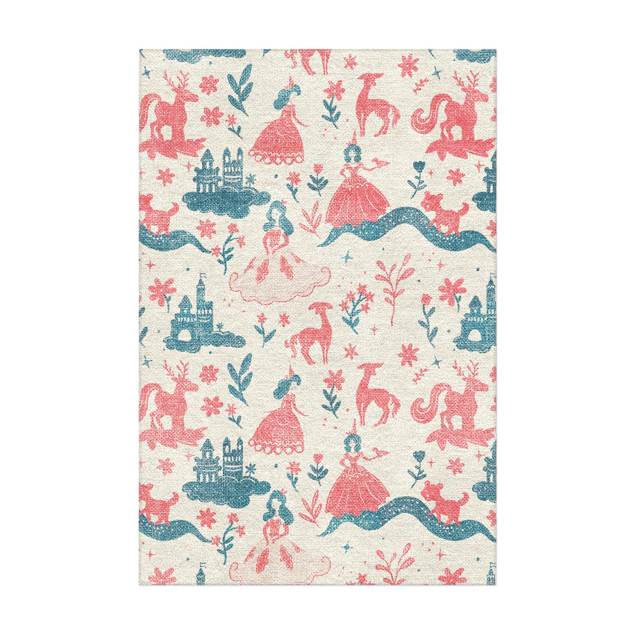 Princess Area Rug Pink Princess Fairytale Area Rug – Undrfoot Rugs
