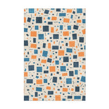 Geometric Confetti Orange in 2' x 3' Size